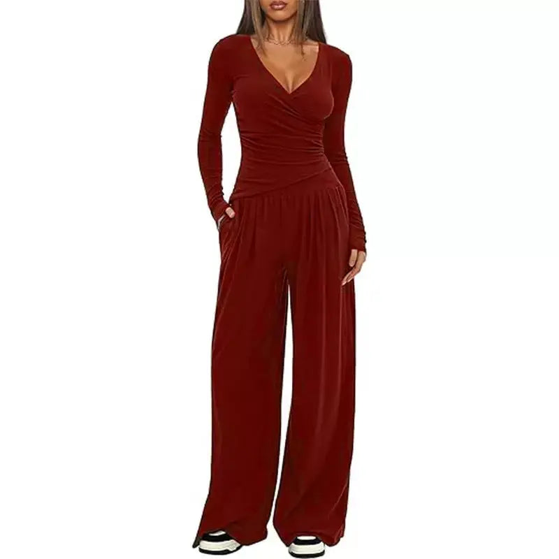 Cross-border Jumpsuit Wide-leg Aurélia
