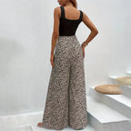 Belt Bow Wide Leg Pants Aurélia