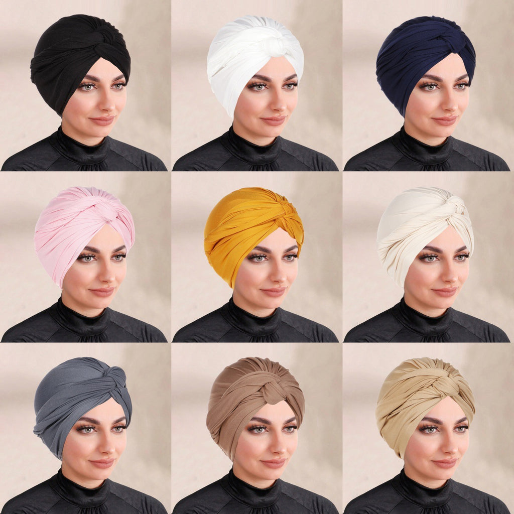Solid-color Hijab Headscarf For Women