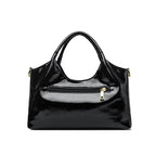 Premium Glossy Leather Trendy Commuter Bag