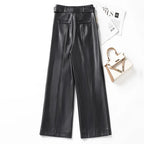 Leather pants Straight-Leg Aurélia