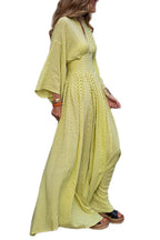 Bat-sleeved Long Dress Aurélia
