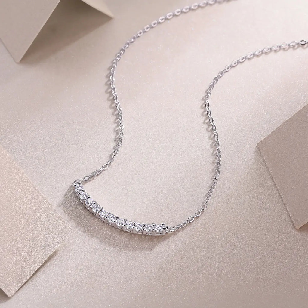 Relaxed Feel Moissanite S925 Platinum-plated Aurélia