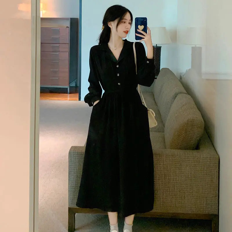 Cinched Waist Shirt Dress Aurélia