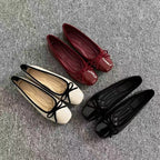 Flat Shoes - Low-cut Patent Leather Mary Jane Fashion Shoes Aurélia