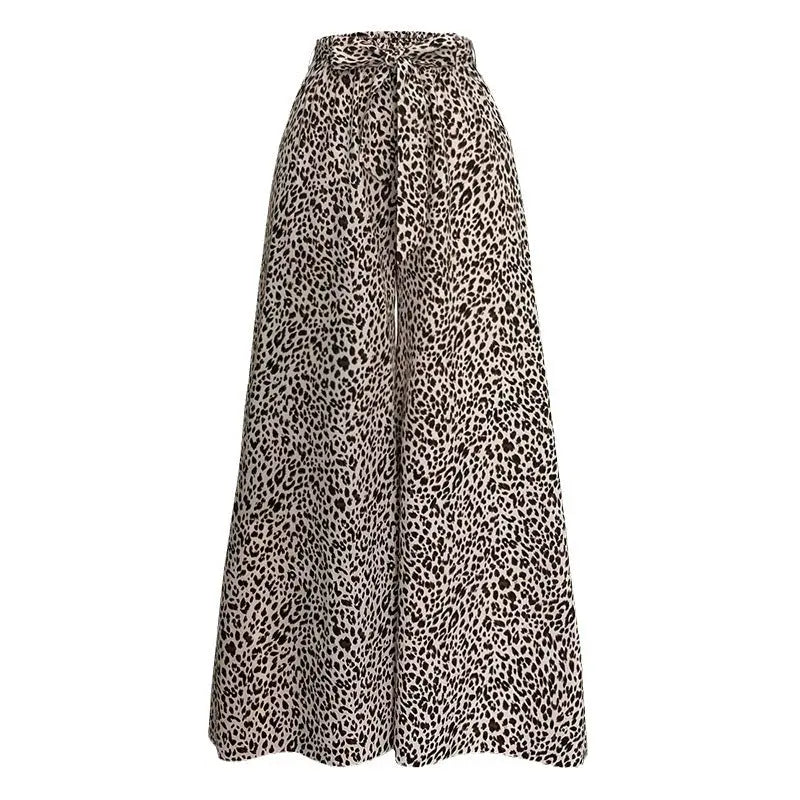 Belt Bow Wide Leg Pants Aurélia