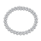 Platinum Bracelet Moissanite, S925 Aurélia