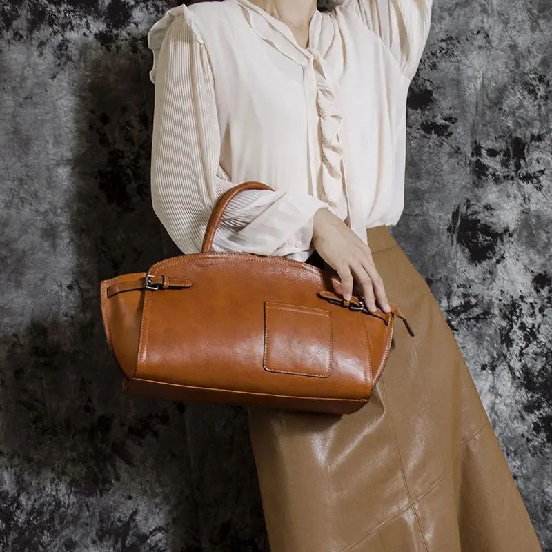 Vintage Panelled Crossbody Handbag Aurélia