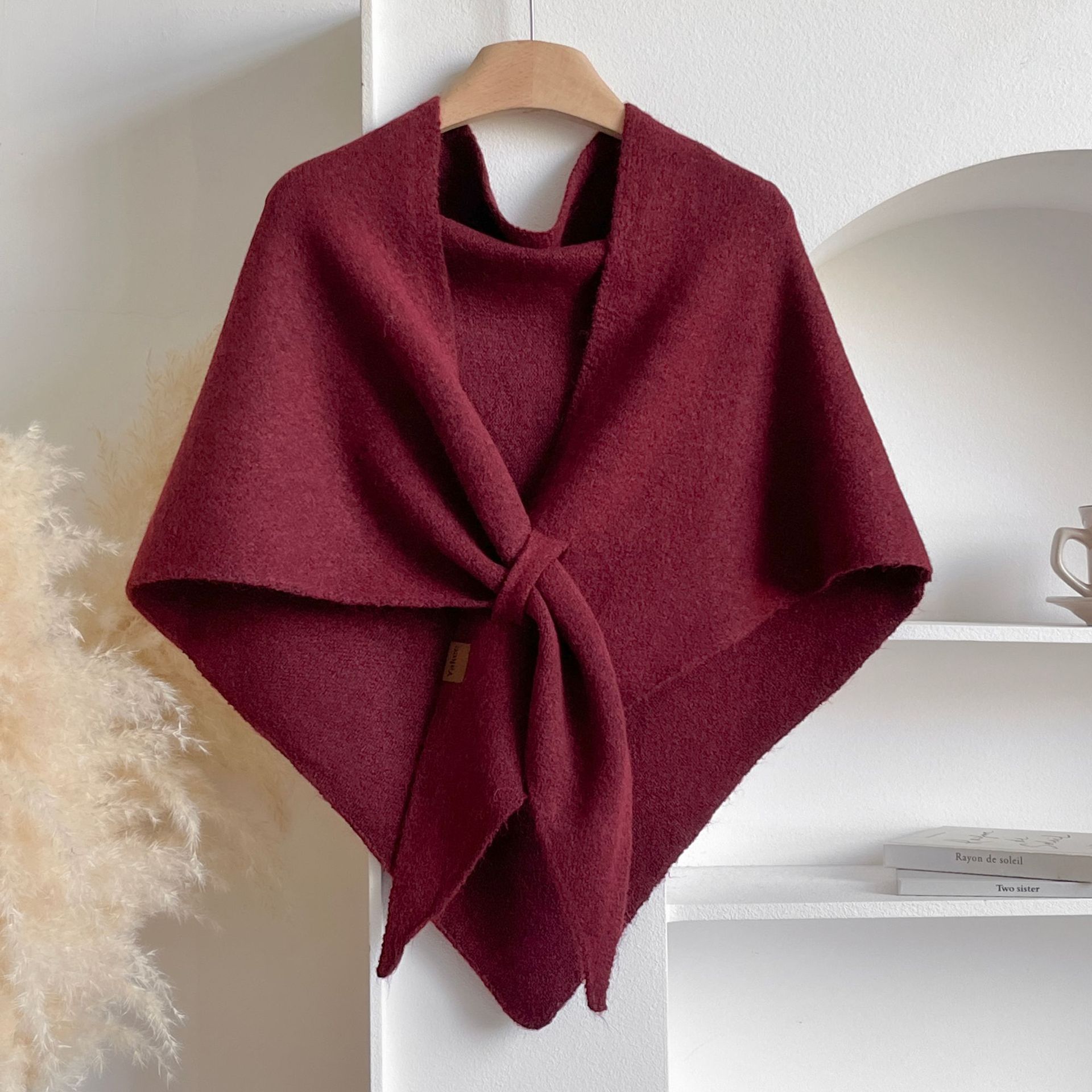 Knitted Neck Wrap Soft Warm Shawl For Women