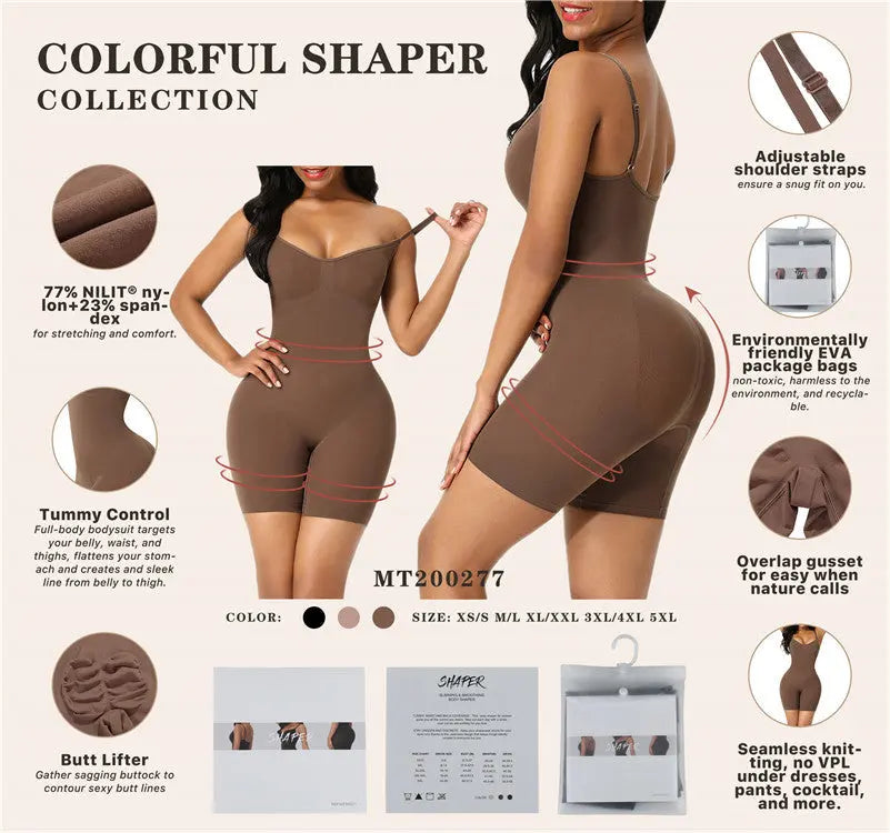 Overlap Gusset Body-shaping Suit Aurélia