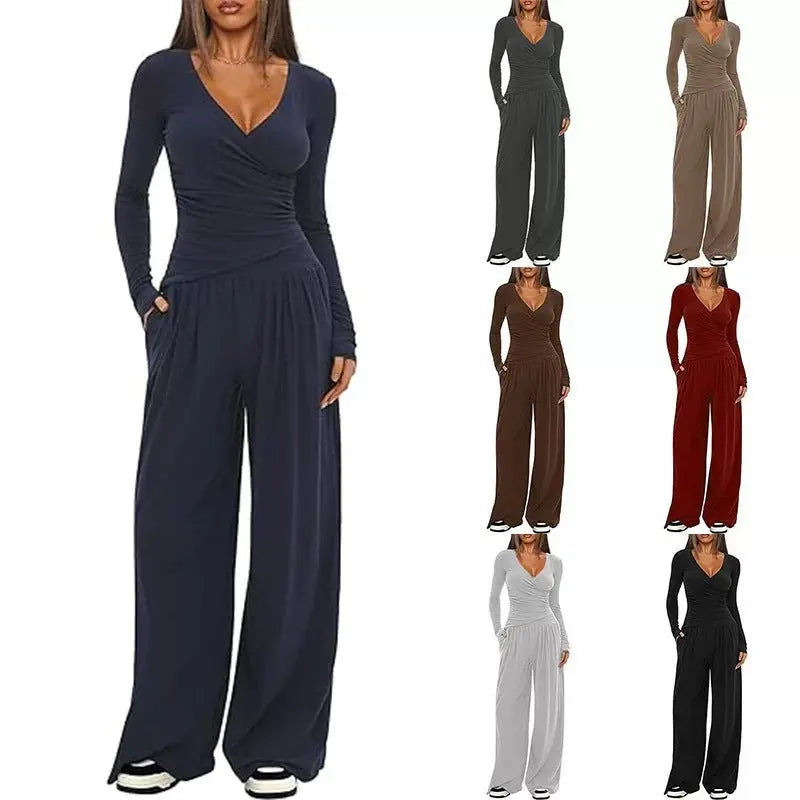 Cross-border Jumpsuit Wide-leg Aurélia
