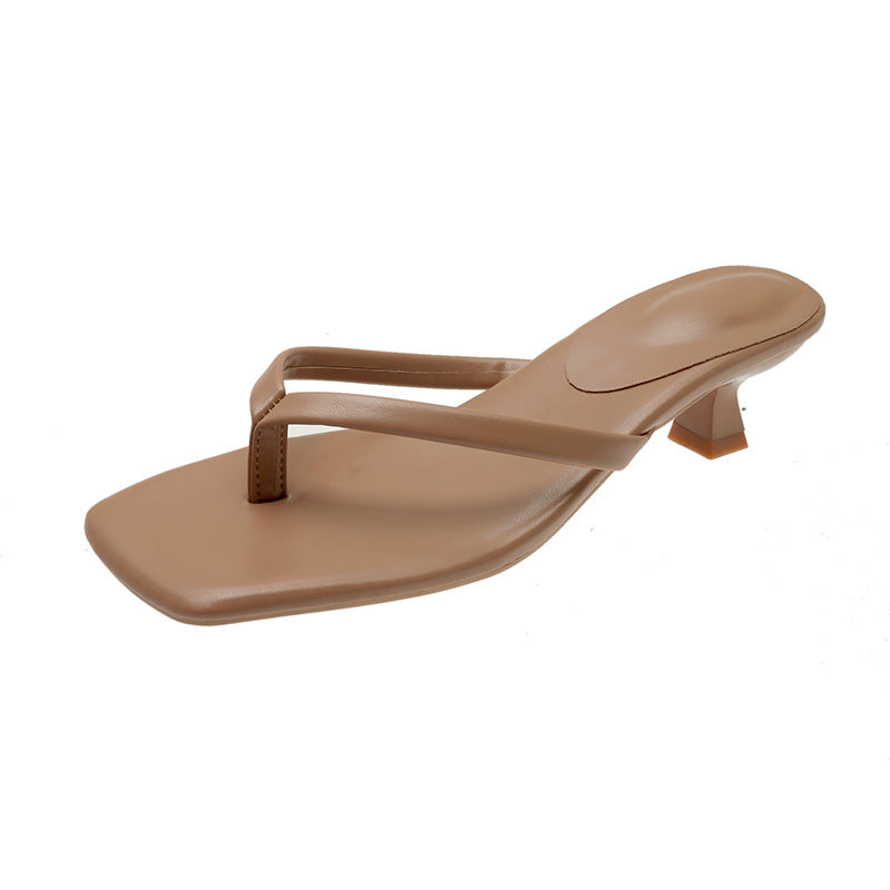 Fashionable Flip-Flops With High Heels Aurélia