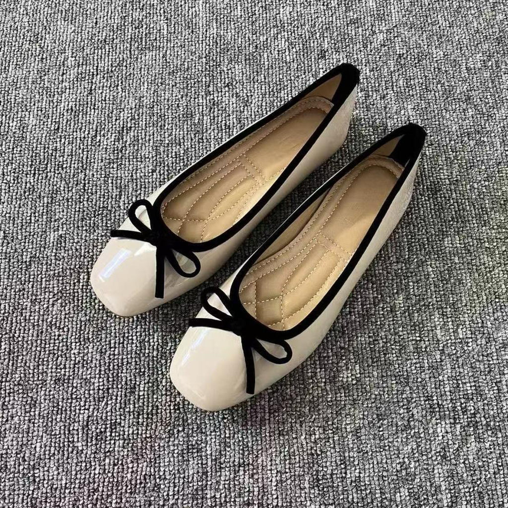 Flat Shoes - Low-cut Patent Leather Mary Jane Fashion Shoes Aurélia