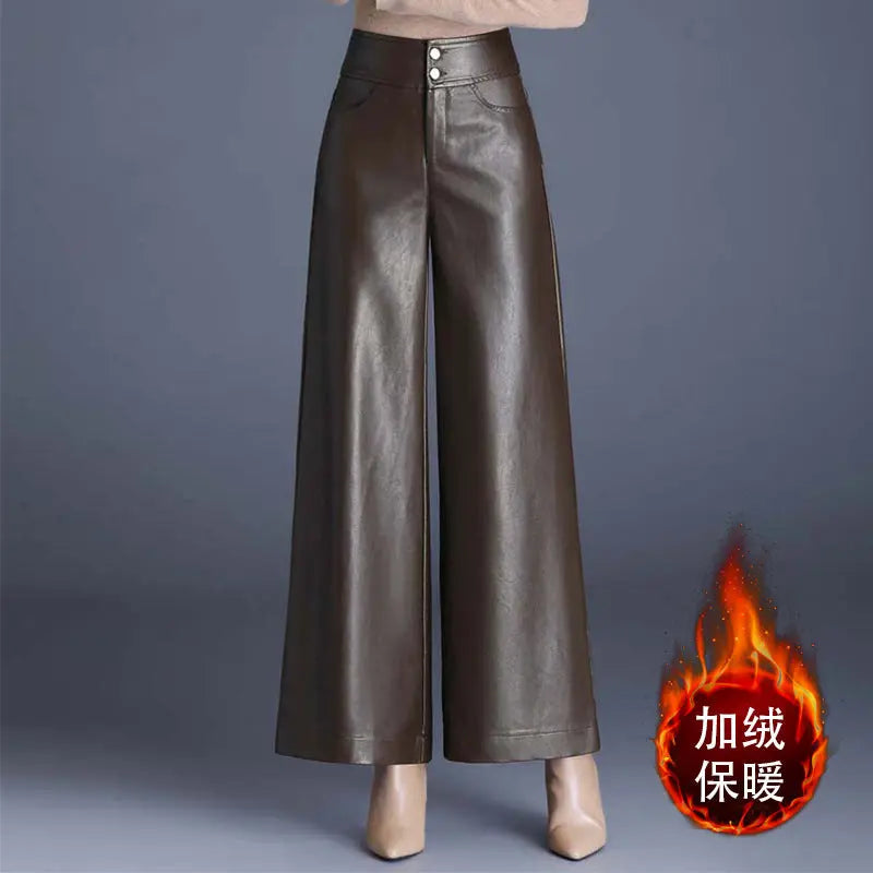 High Waist Thickened Straight Wide Leg Aurélia