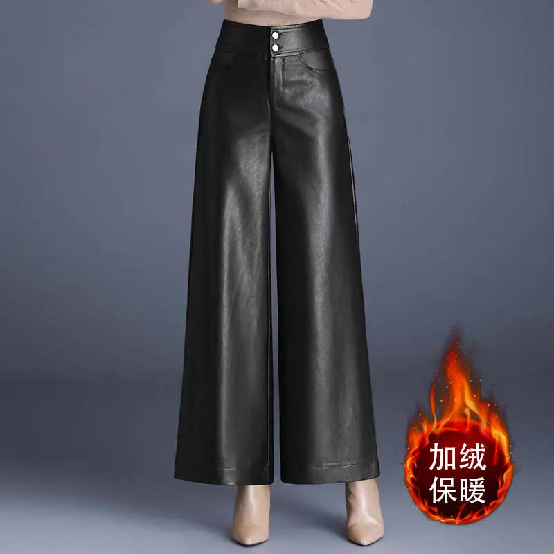 High Waist Thickened Straight Wide Leg Aurélia
