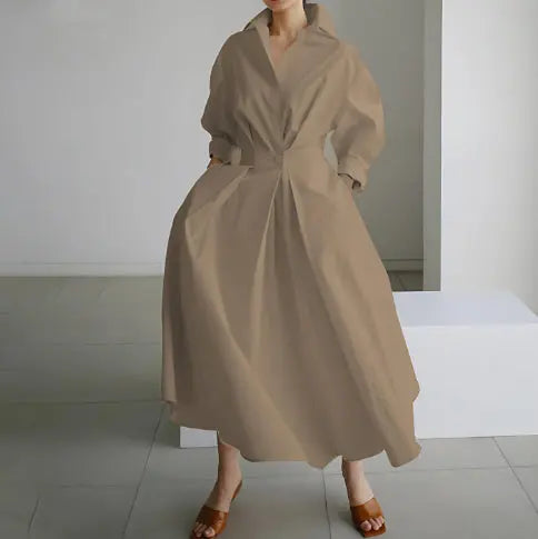 Cinched Waist Swing Dress Aurélia