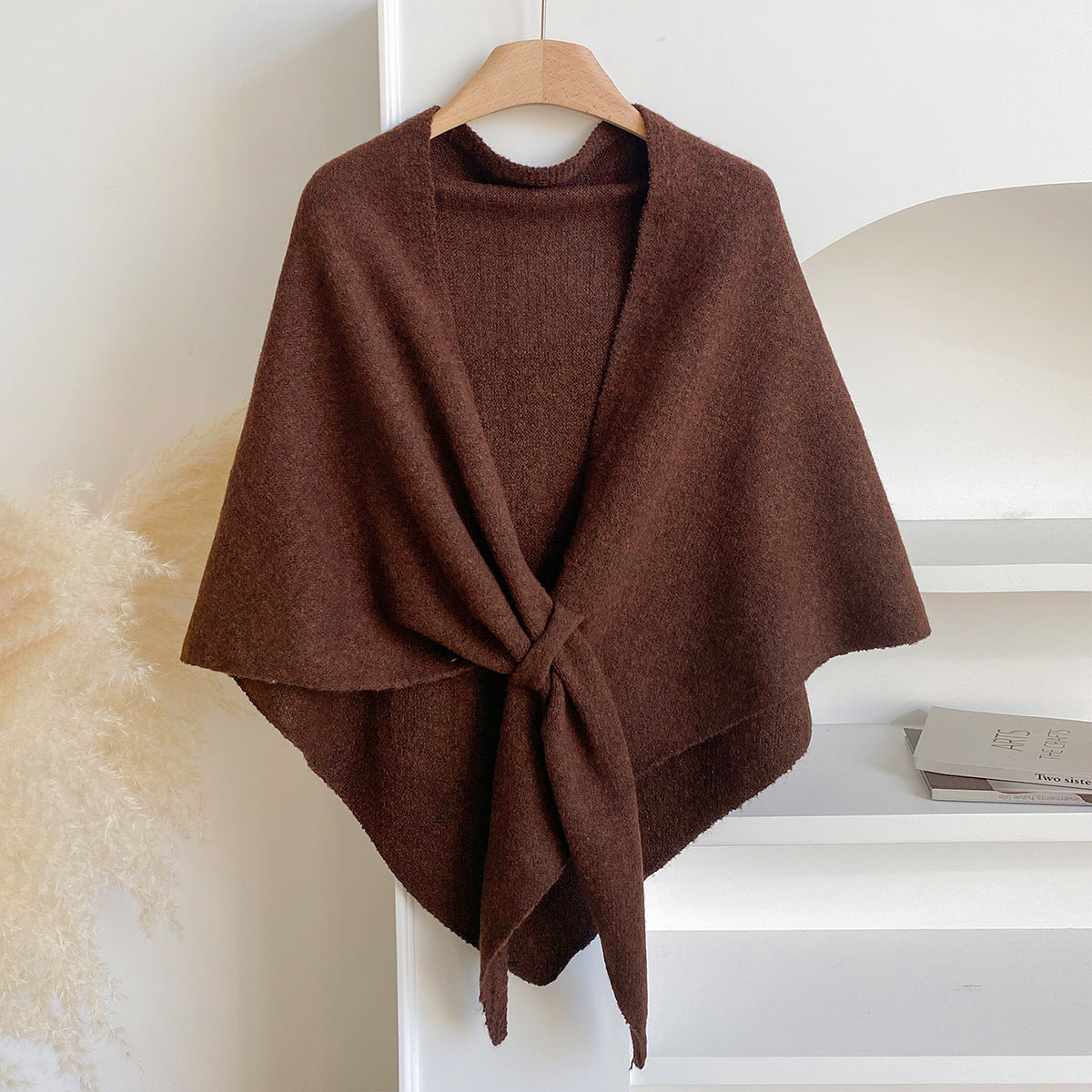 Knitted Neck Wrap Soft Warm Shawl For Women