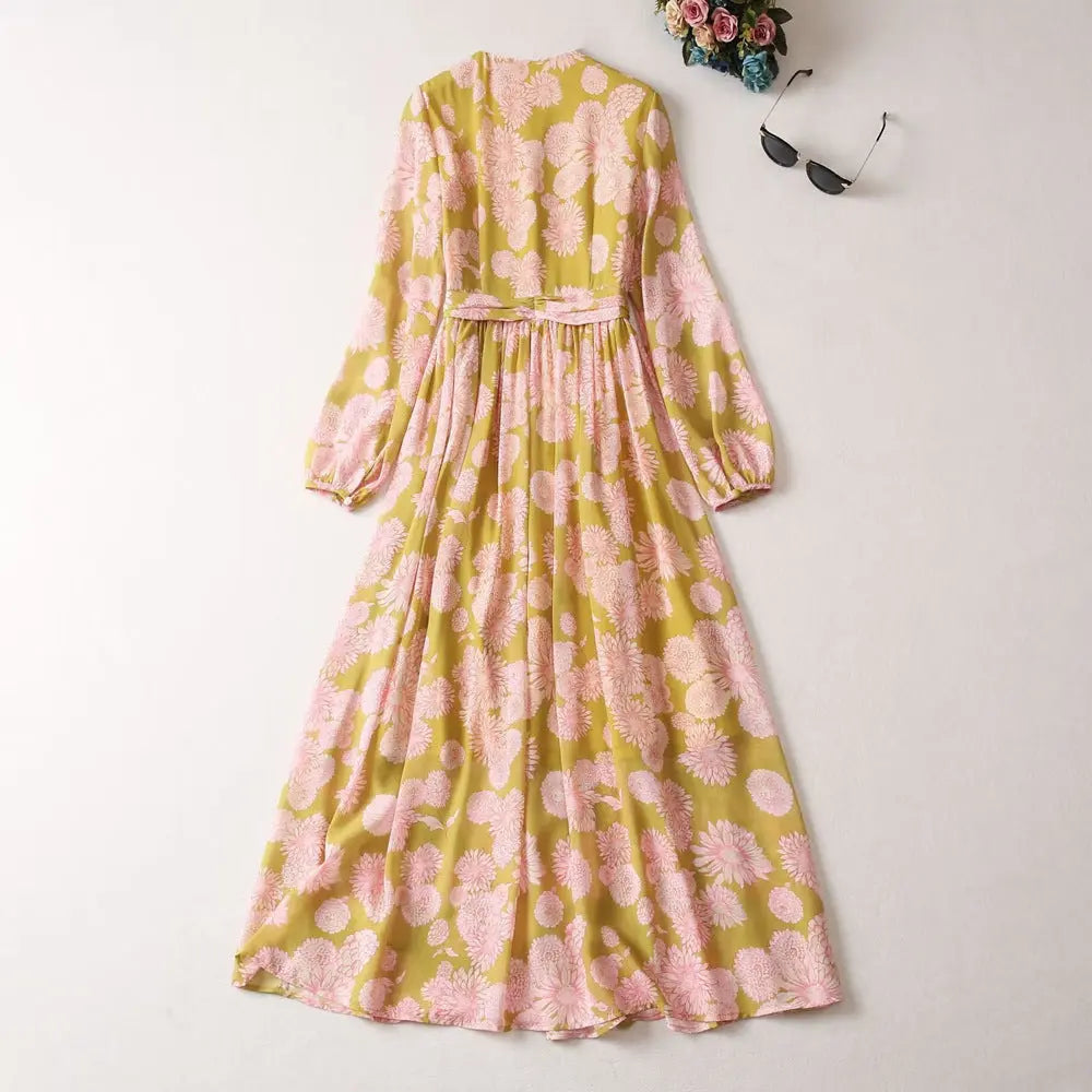 Tuile Dress Tie Neck Aurélia