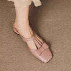 French Style Closed Toe Half Slippers Aurélia