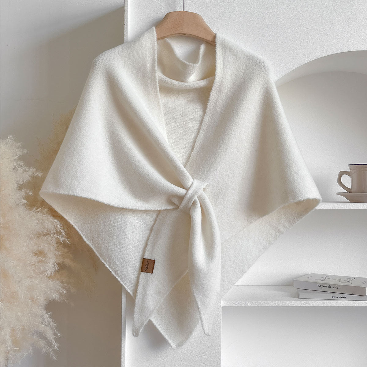 Knitted Neck Wrap Soft Warm Shawl For Women