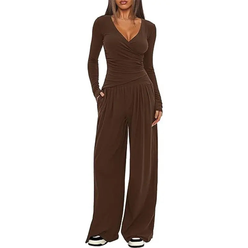 Cross-border Jumpsuit Wide-leg Aurélia