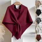 Knitted Neck Wrap Soft Warm Shawl For Women