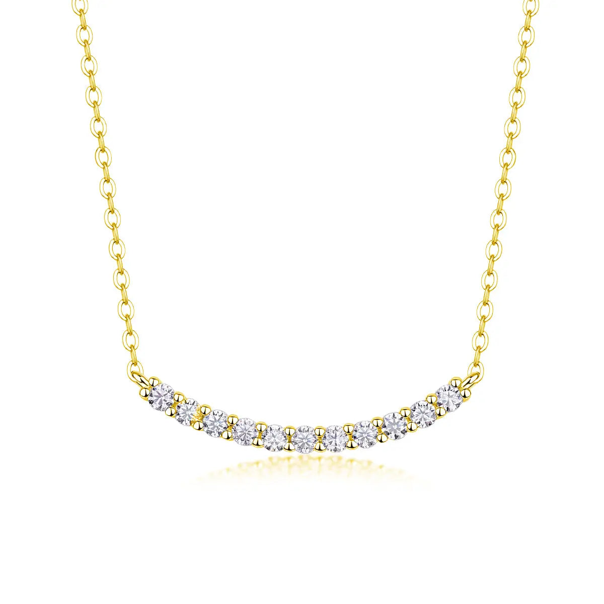 Relaxed Feel Moissanite S925 Platinum-plated Aurélia