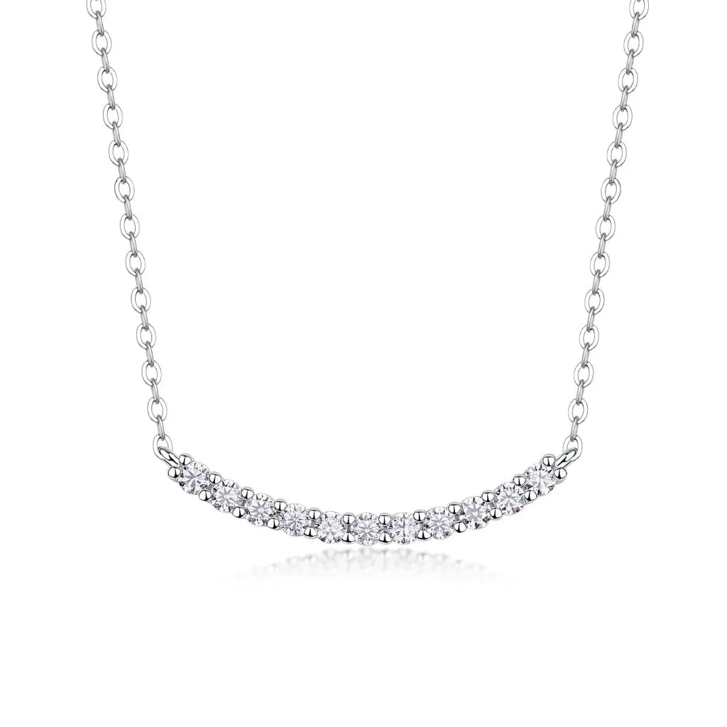 Relaxed Feel Moissanite S925 Platinum-plated Aurélia