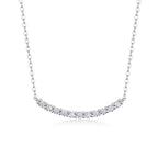 Relaxed Feel Moissanite S925 Platinum-plated Aurélia