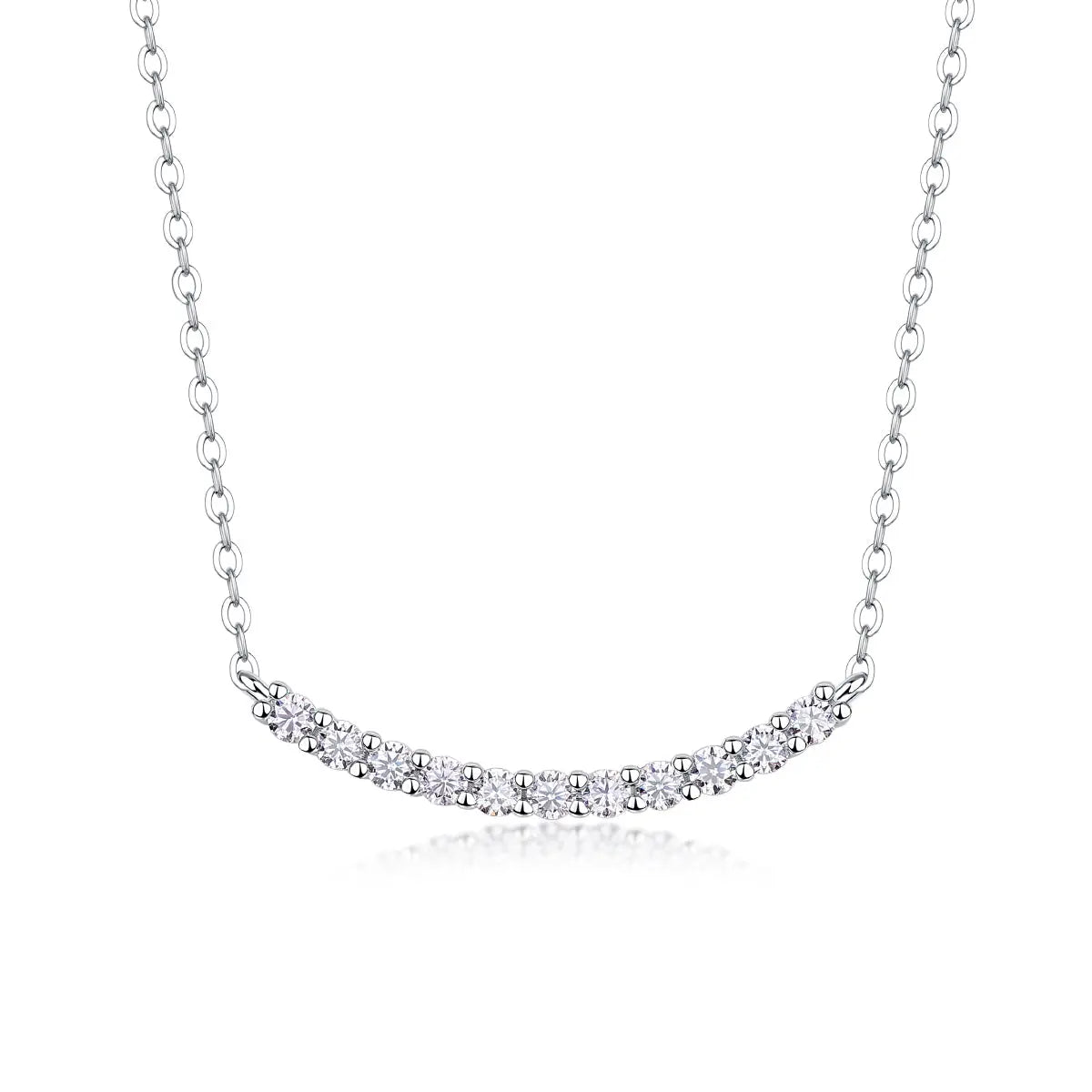 Relaxed Feel Moissanite S925 Platinum-plated Aurélia