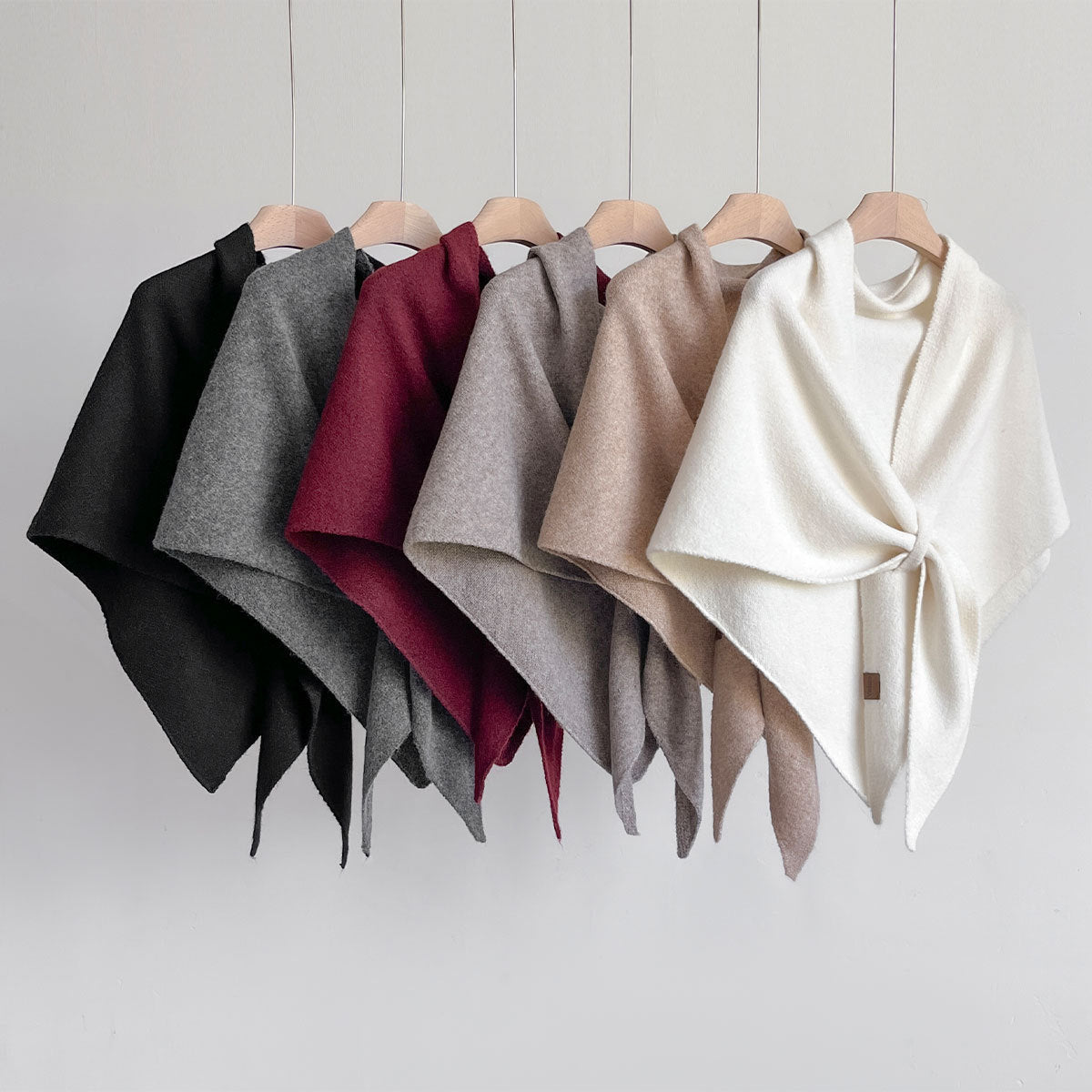 Knitted Neck Wrap Soft Warm Shawl For Women