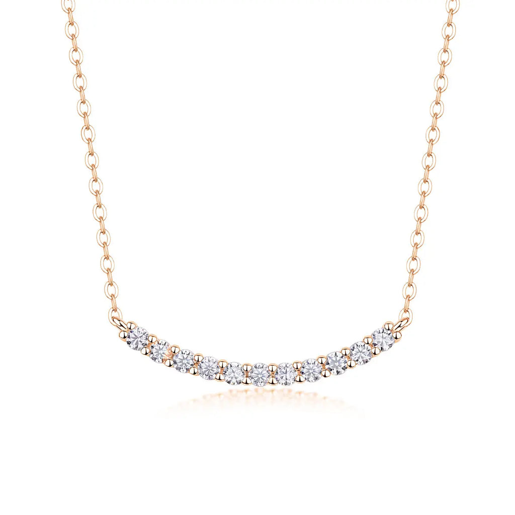 Relaxed Feel Moissanite S925 Platinum-plated Aurélia