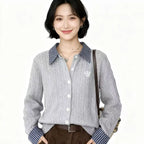 Plaid Knitted Sweater Aurélia