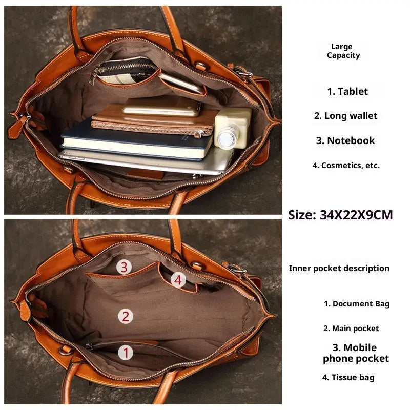Vintage Panelled Crossbody Handbag Aurélia