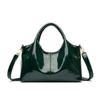 Premium Glossy Leather Trendy Commuter Bag