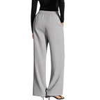 Asymmetrical Draping Suit-Style Casual Pants Aurélia