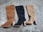 High-heeled Thigh-high Boots With A Side Zipper For Women Aurélia