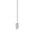 Relaxed Feel Moissanite S925 Platinum-plated Aurélia