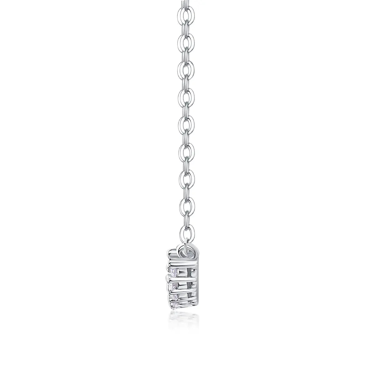 Relaxed Feel Moissanite S925 Platinum-plated Aurélia