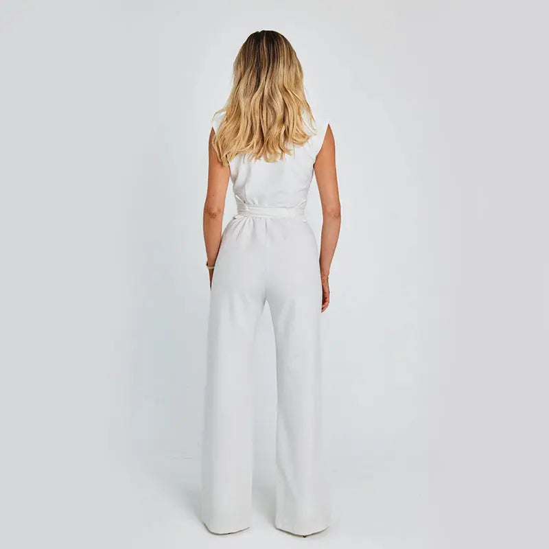 Sleeveless Jumpsuit Wide Leg overalls Aurélia