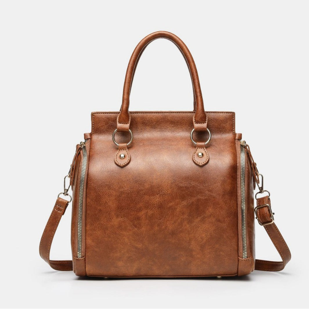 Tote Bag With A Multi-functional, Detachable Shoulder Strap For Handheld Use Aurélia