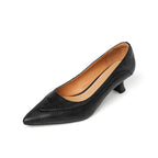 Soft Sheepskin Pointed Toe Stiletto Low-cut Shoes Women's Leather Shoes Aurélia