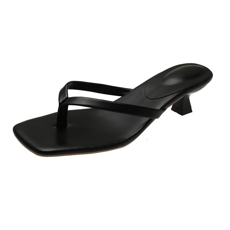 Fashionable Flip-Flops With High Heels Aurélia